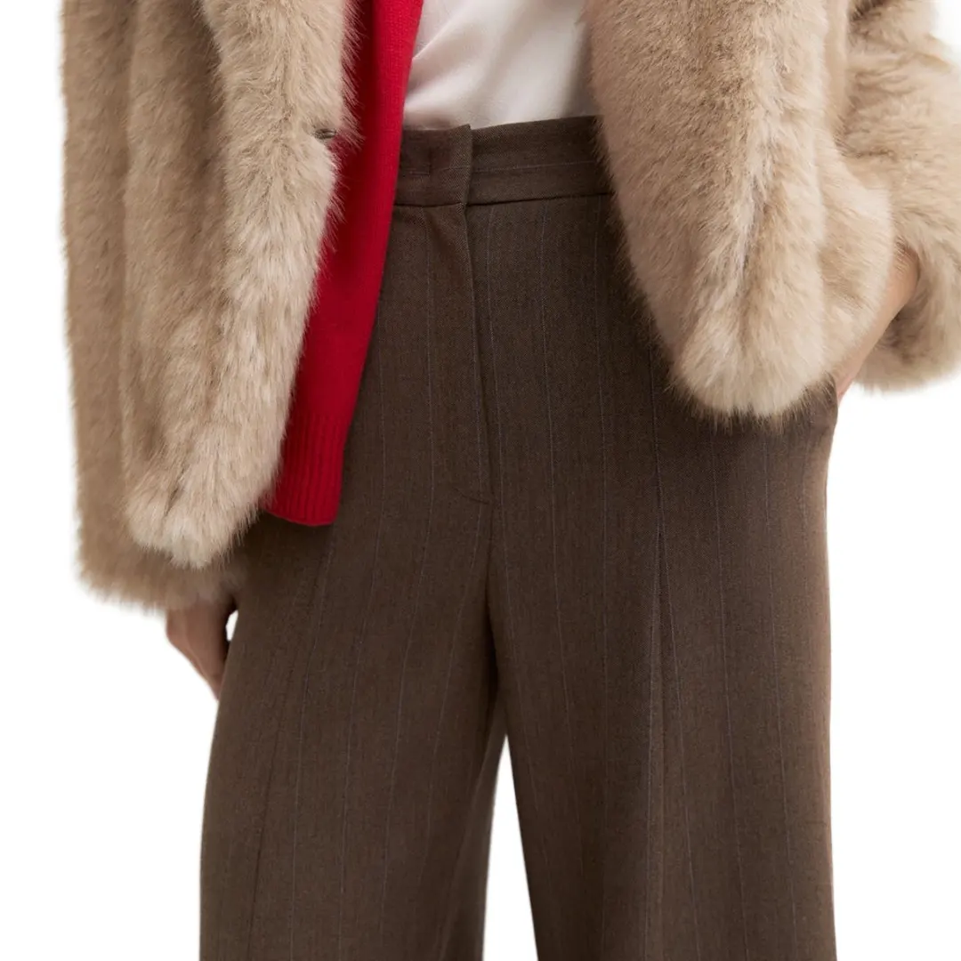 Pantalone Ampio Donna - Marrone - 24/38