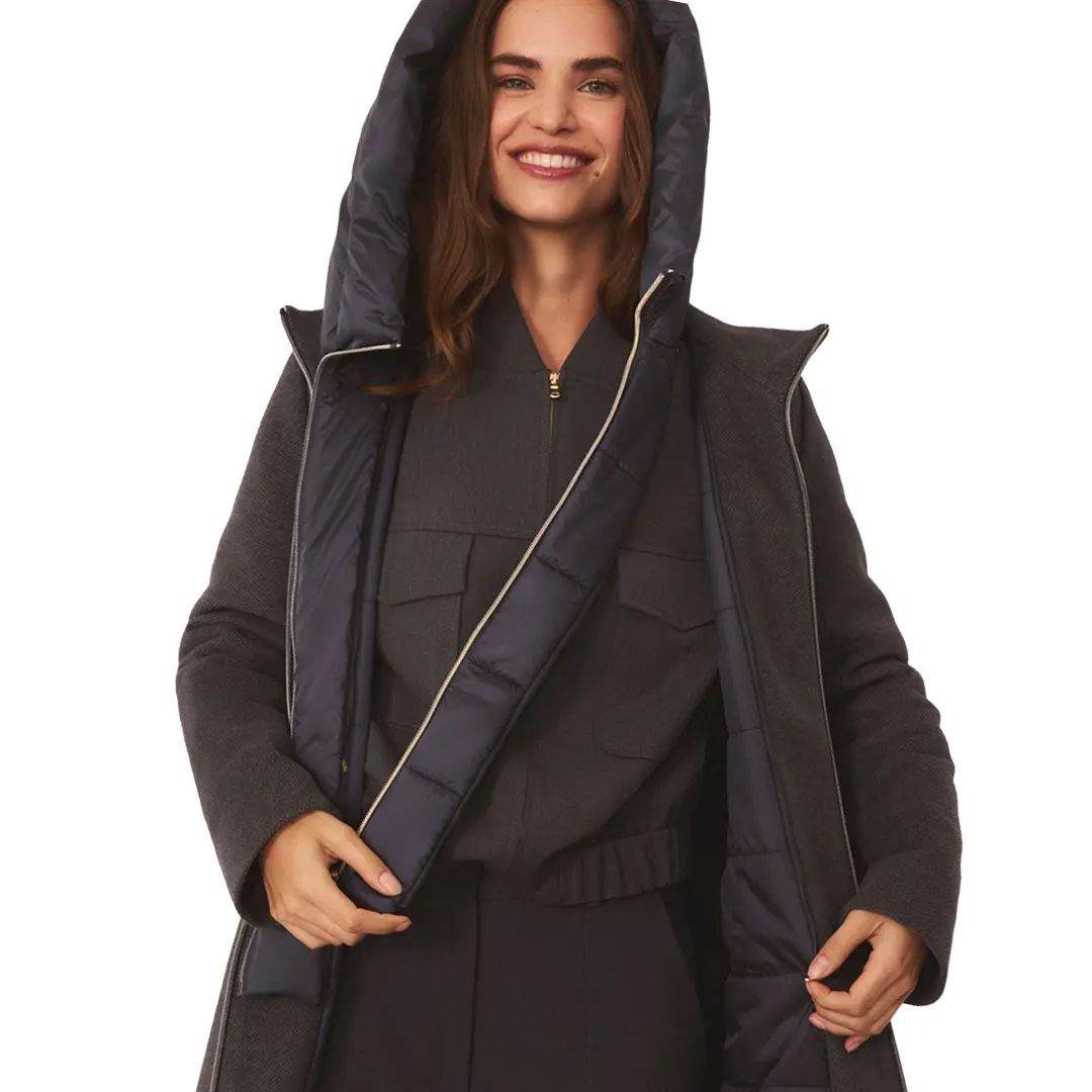 Cappotto Imbottito Donna - Grigio - 26/40