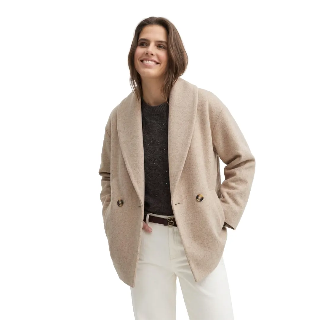 Cappotto Doppiopetto Over Donna