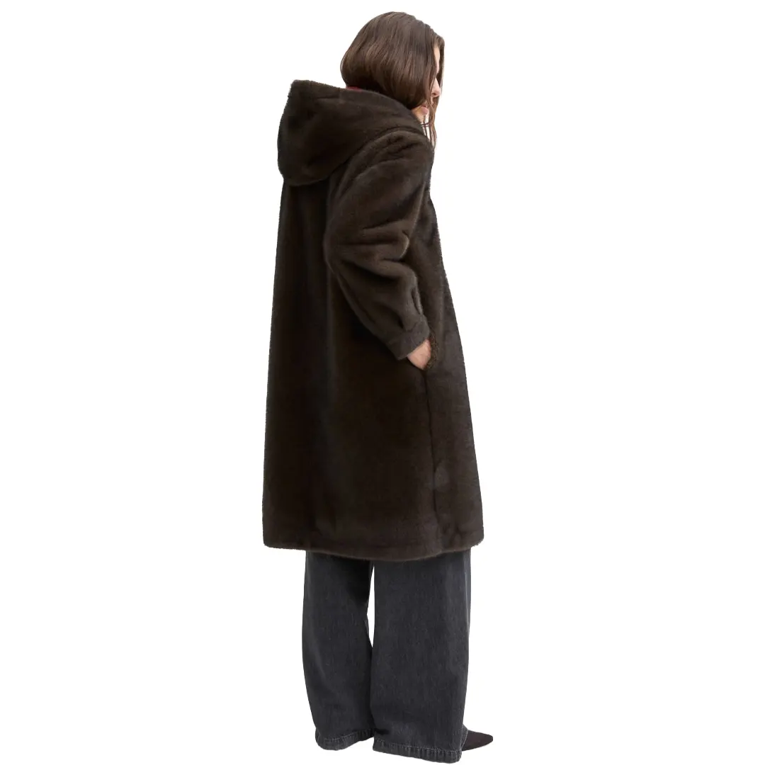 Cappotto Reversibile Donna - Marrone - 24/38
