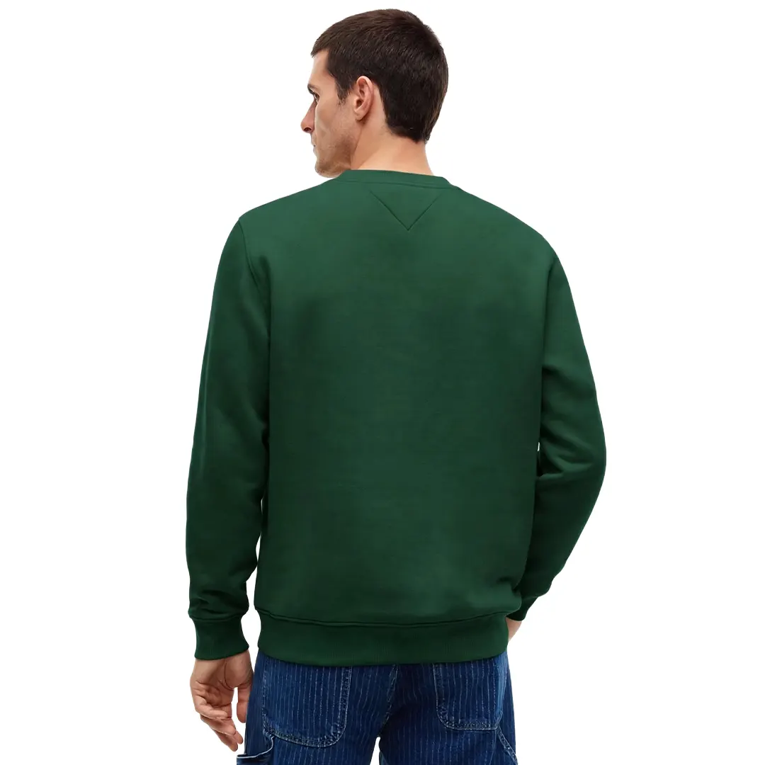 Felpa Girocollo Felpata - Verde MBM - XS