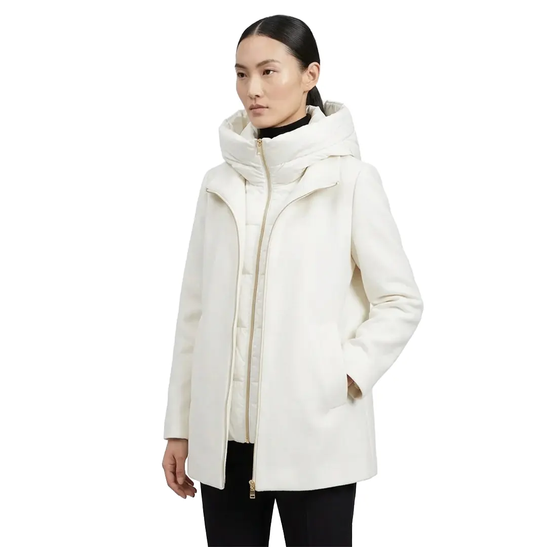 Cappotto Imbottito Donna - Panna - 26/40