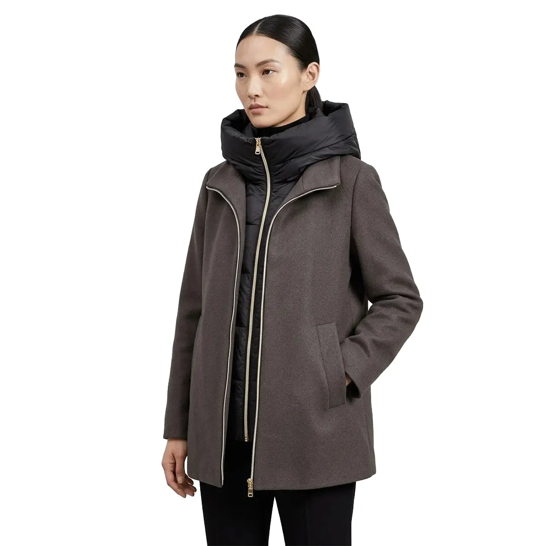 Cappotto Imbottito Donna - Marrone - 26/40