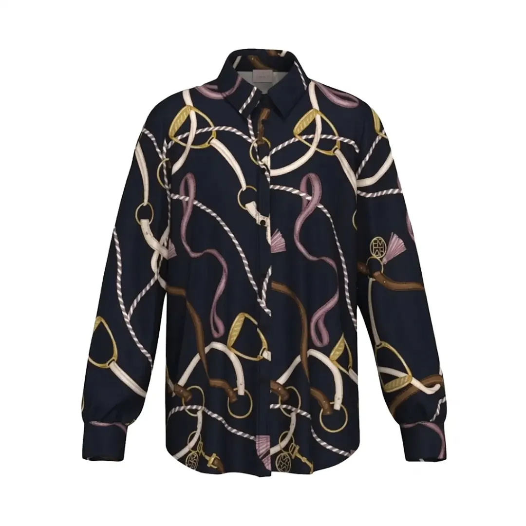Camicia Viscosa Donna - Navy - 28/42