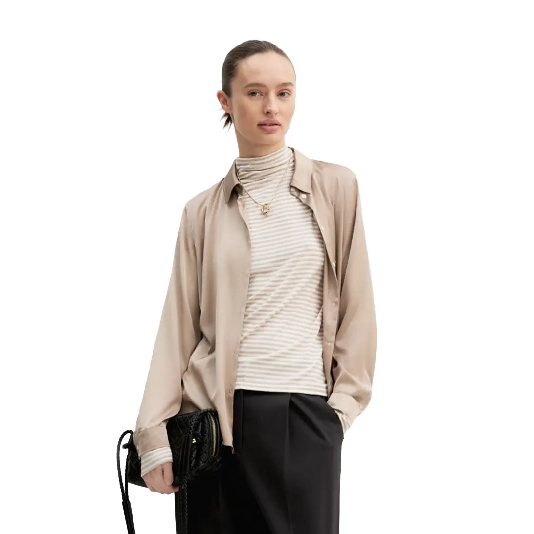 Camicia Raso Donna - Tortora - 26/40