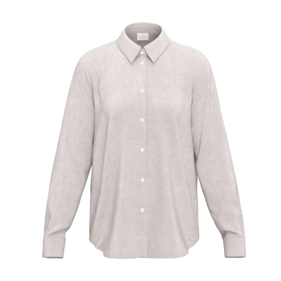 Camicia Raso Martellato Donna - Tortora - 26/40