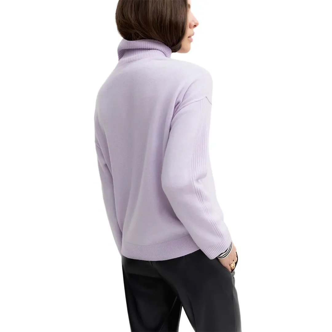 Maglione Collo Alto Donna - Lilla - S