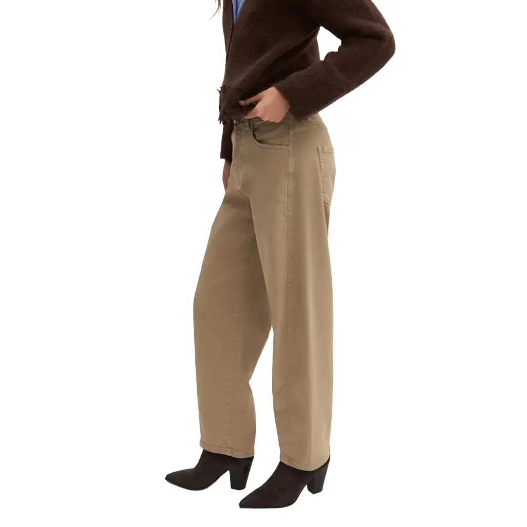 Jeans Barrel Donna - Beige - 24/38