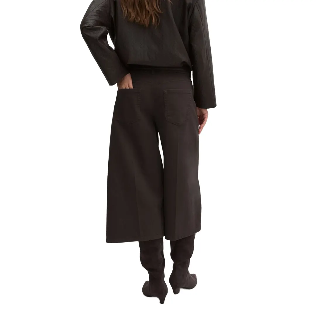Jeans Culotte Donna - Cioccolato - 24/38