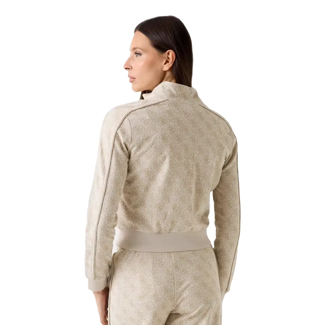 Felpa Zip Donna - Beige - XS