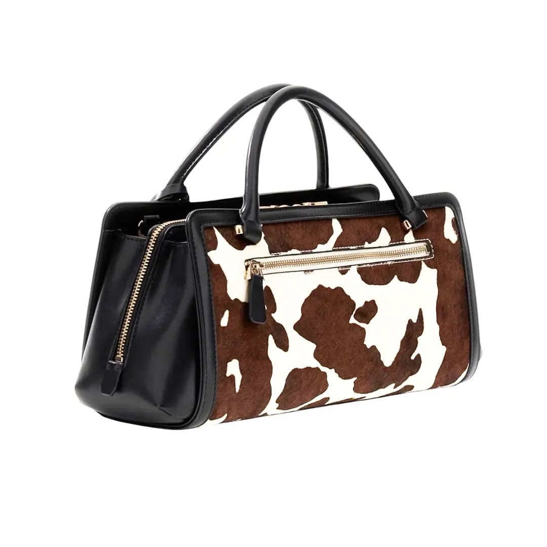 Borsa A Mano - Nero Marrone