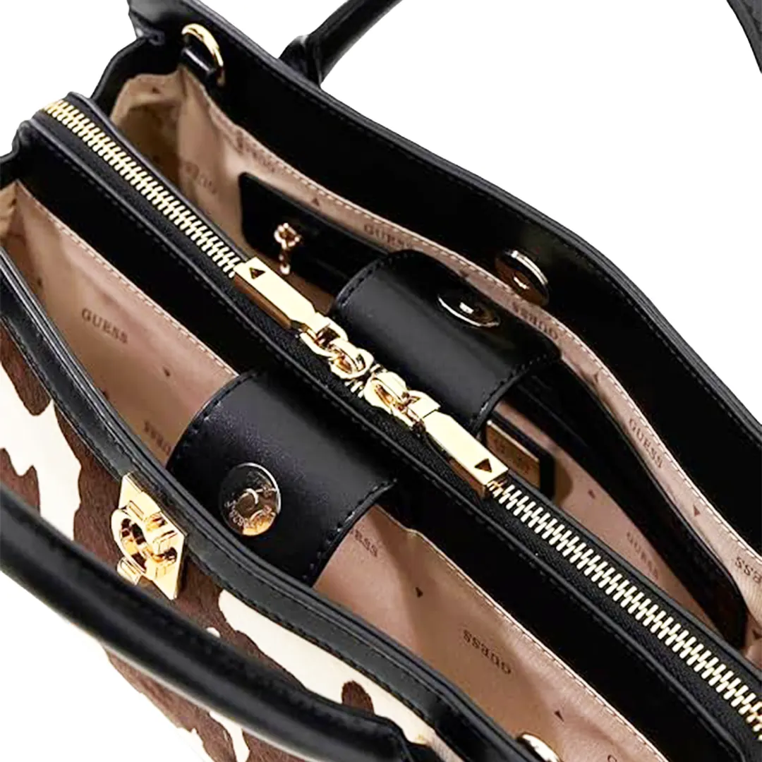 Borsa A Mano - Nero Marrone