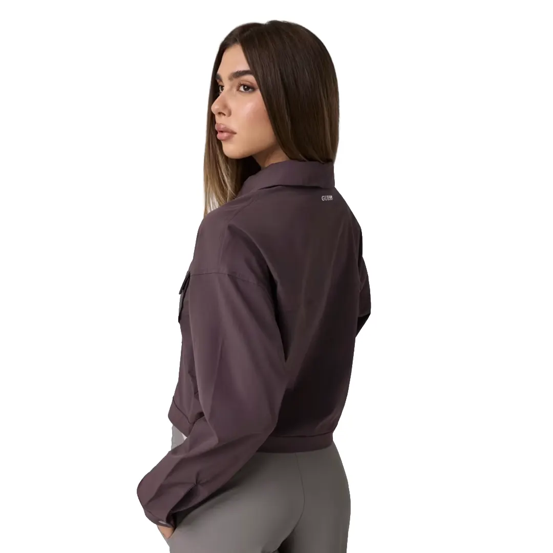 Giacca Nylon Donna - Marrone - S
