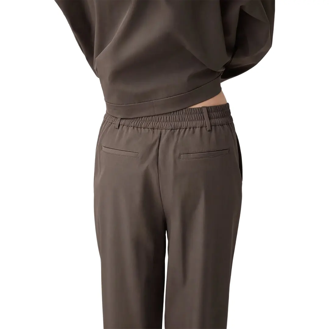 Pantalone Nylon Donna - Marrone - XS