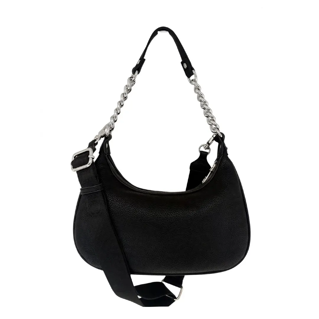 Borsa A Spalla - Nero Argento