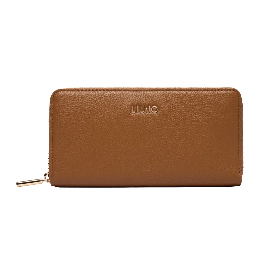Portafoglio Donna - Suede Cammello