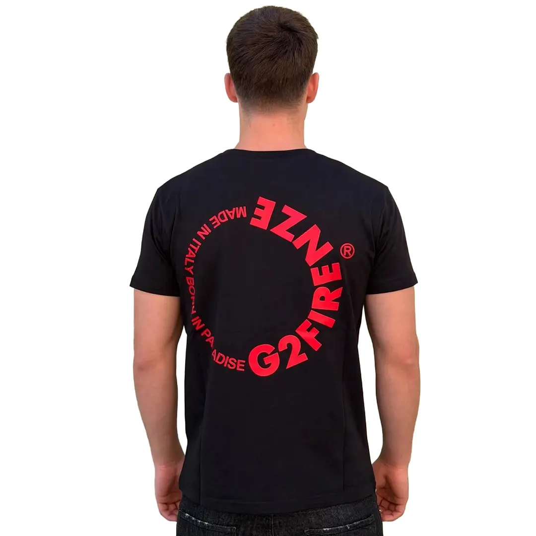 T-Shirt - Nero Rosso - XS