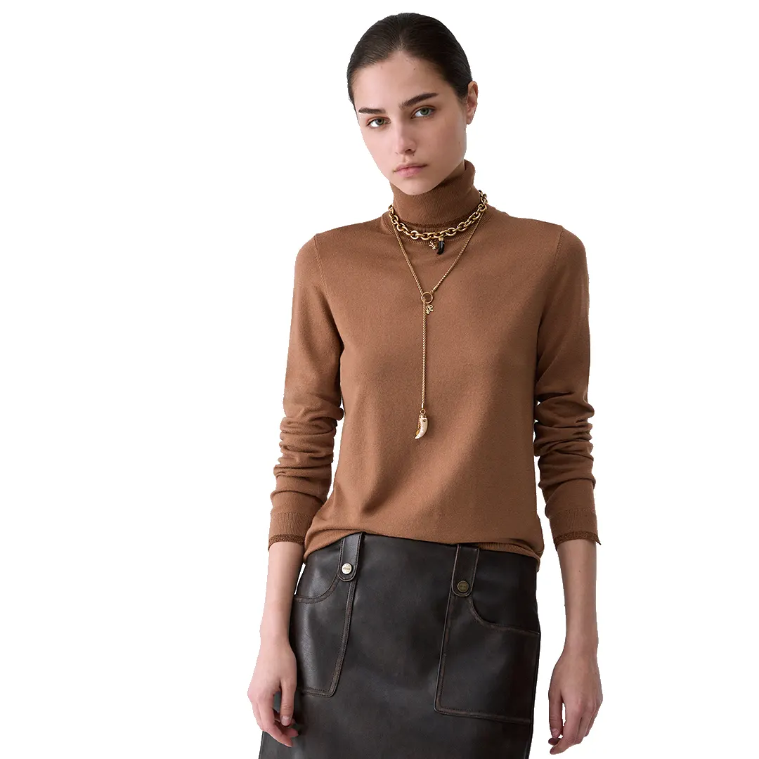 Collo Alto Donna - Cocoa Creme 81020 - XS