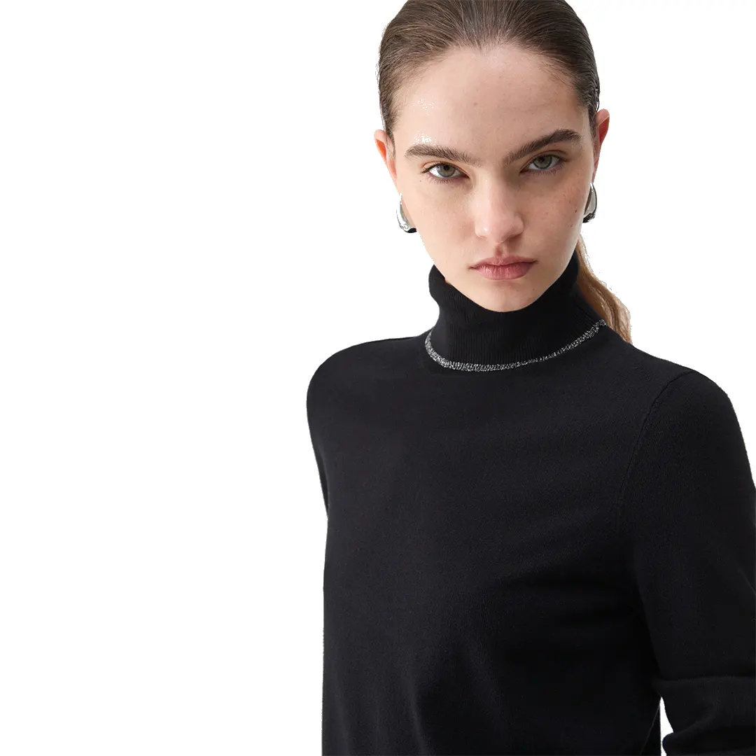 Collo Alto Donna - Nero - XS