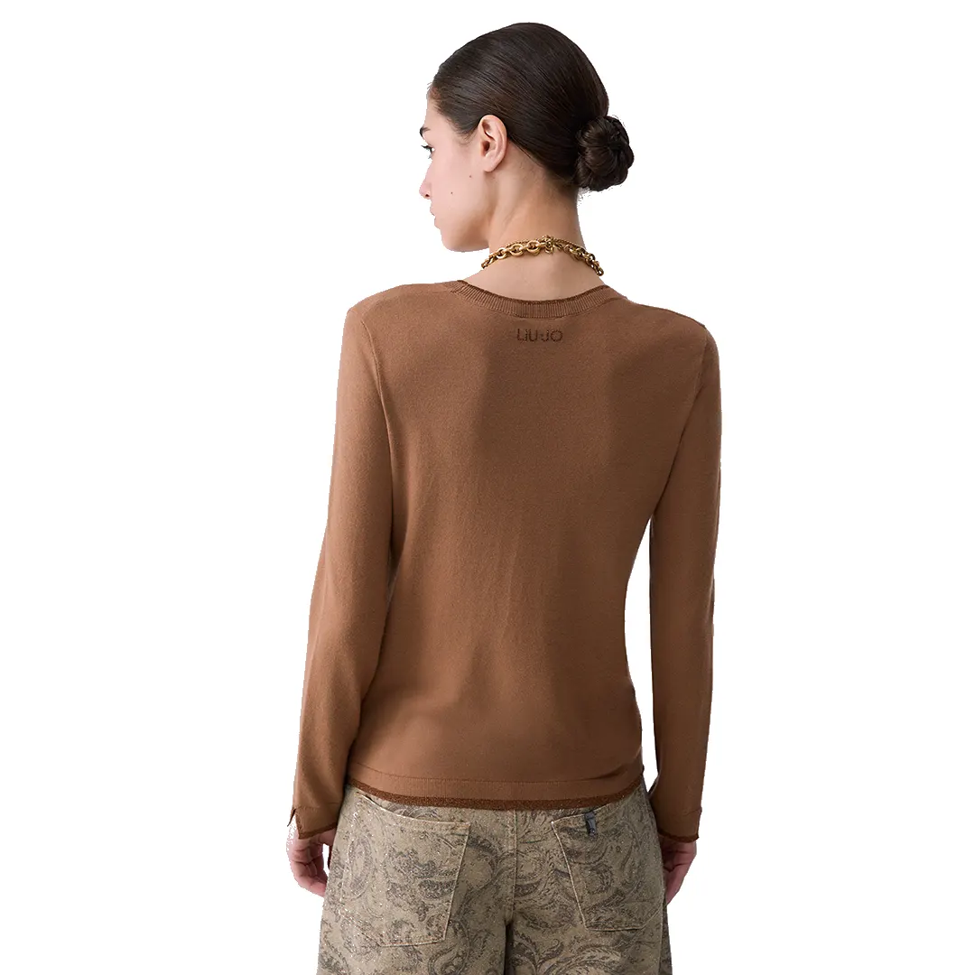 Maglia Girocollo Donna - Cocoa Creme 81020 - XS