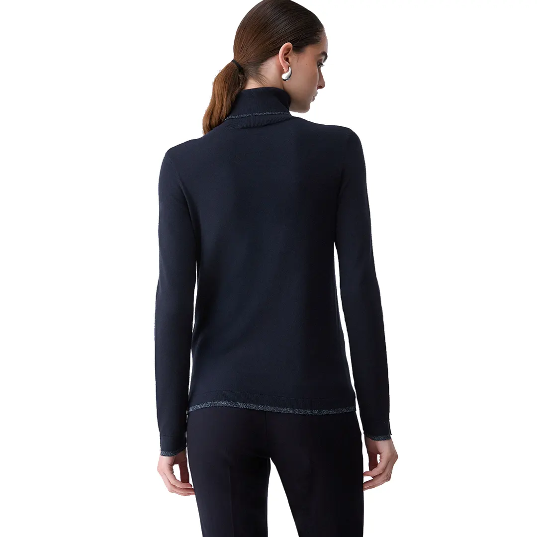 Collo Alto Donna - Navy Nuit Noir 93922 - XS