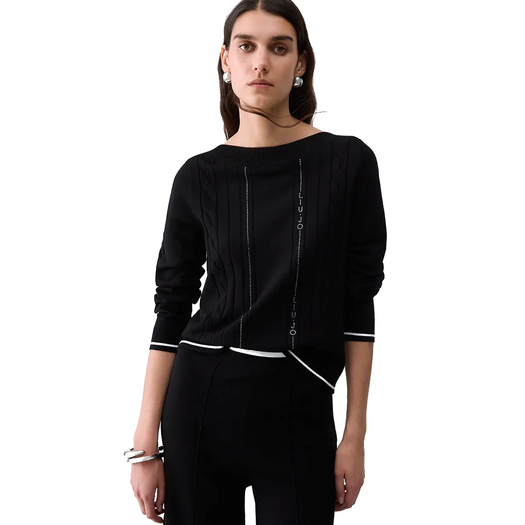 Maglia Scollo Barca Donna