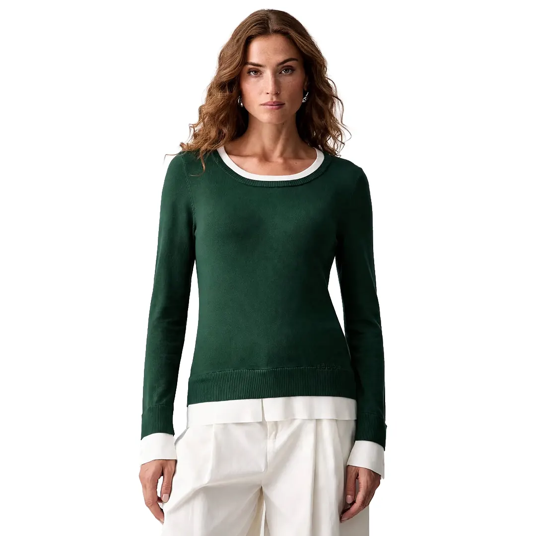 Maglia Donna - D3022 Lux Green Bianco Lana - XS