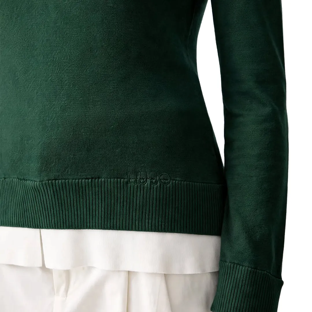 Maglia Donna - D3022 Lux Green Bianco Lana - XS