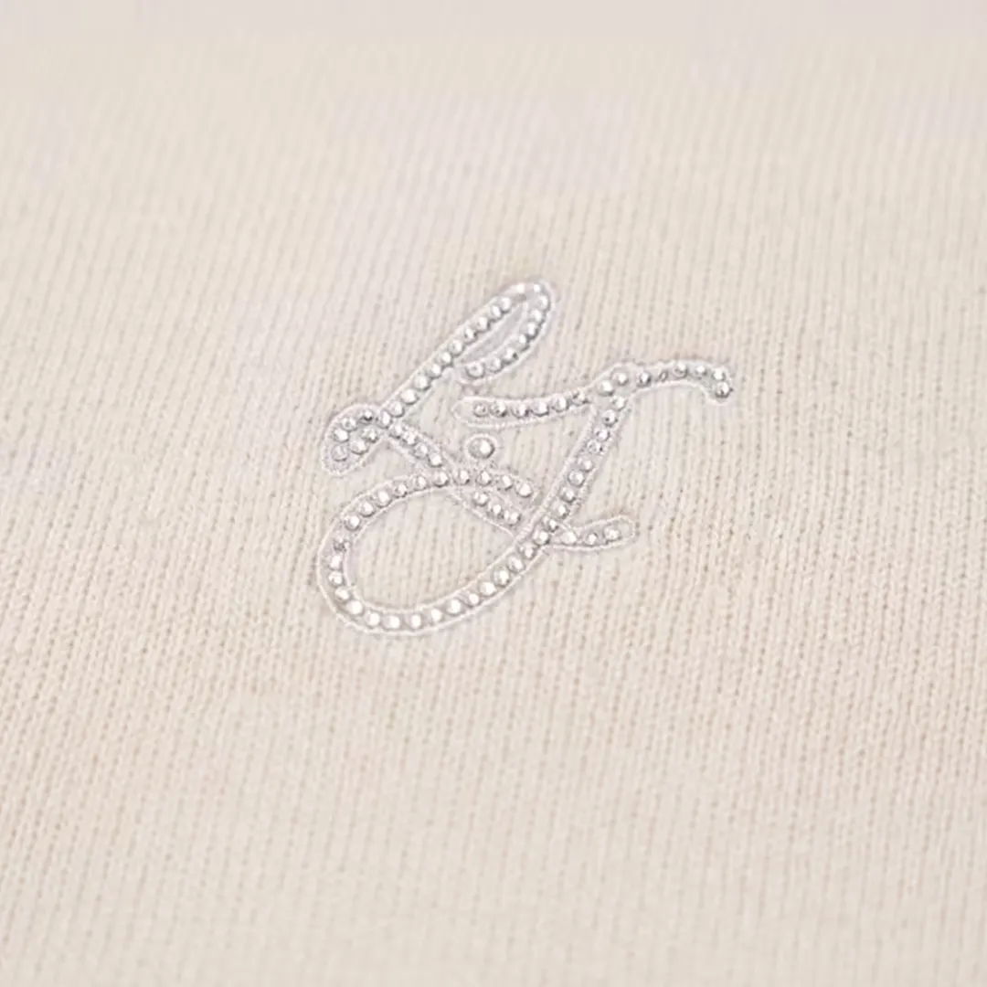 Maglia Girocollo Donna - Bianco Lana - S