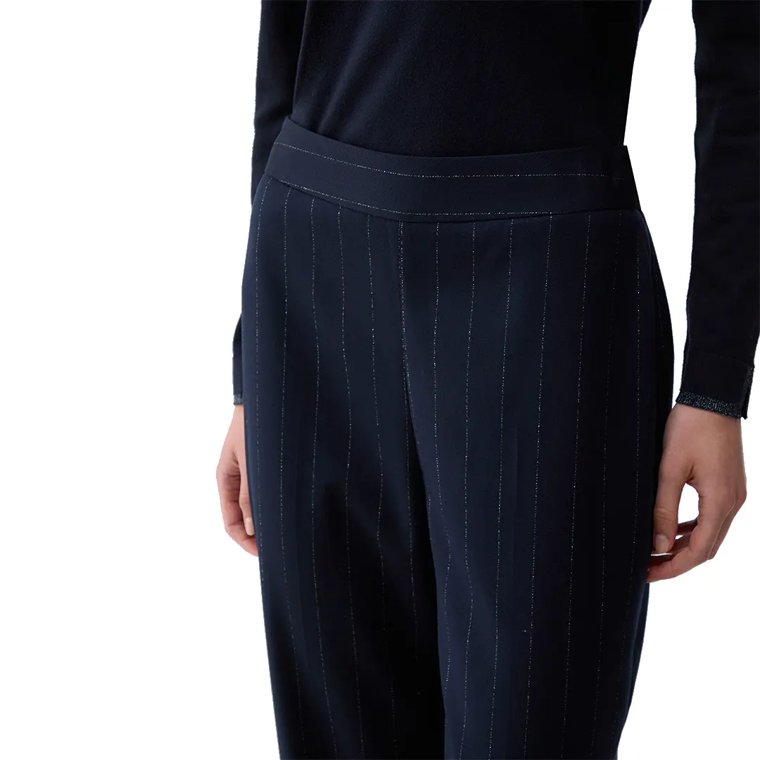 Pantalone Donna - Blu Lurex L9173 - 38