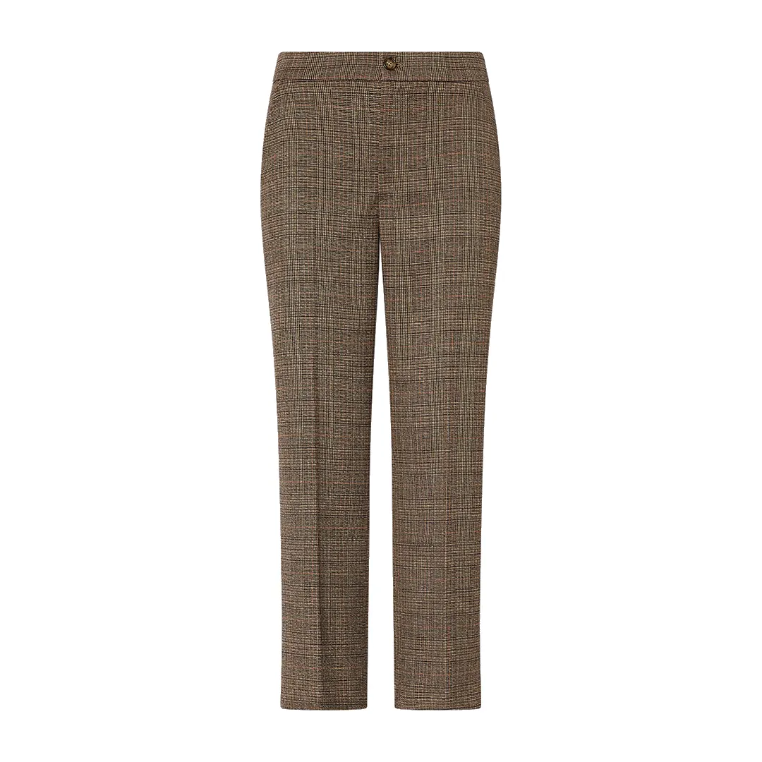 Pantalone Donna - Classic Tartan Marrone L9175 - 40