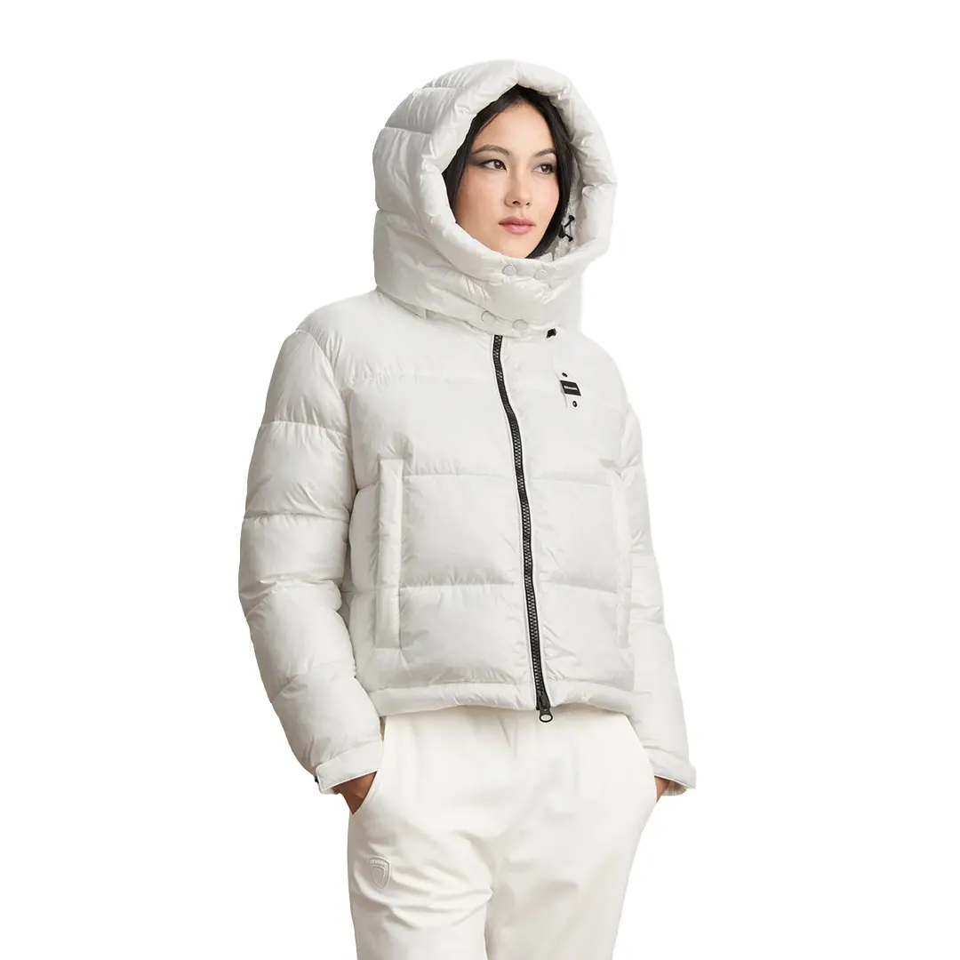 Piumino Cappuccio Gloria Donna - Bianco - XS