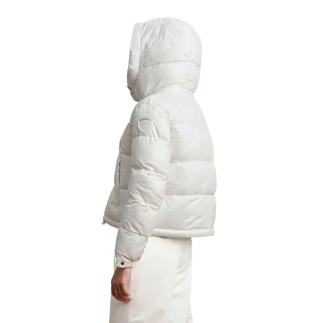 Piumino Cappuccio Gloria Donna - Bianco - XS