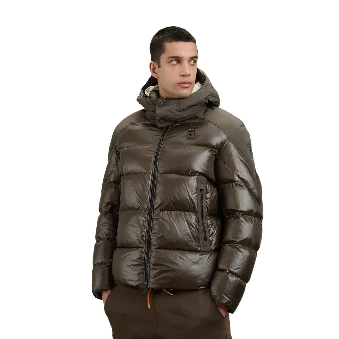 Piumino Cappuccio Kiernan - Marrone Scuro - S