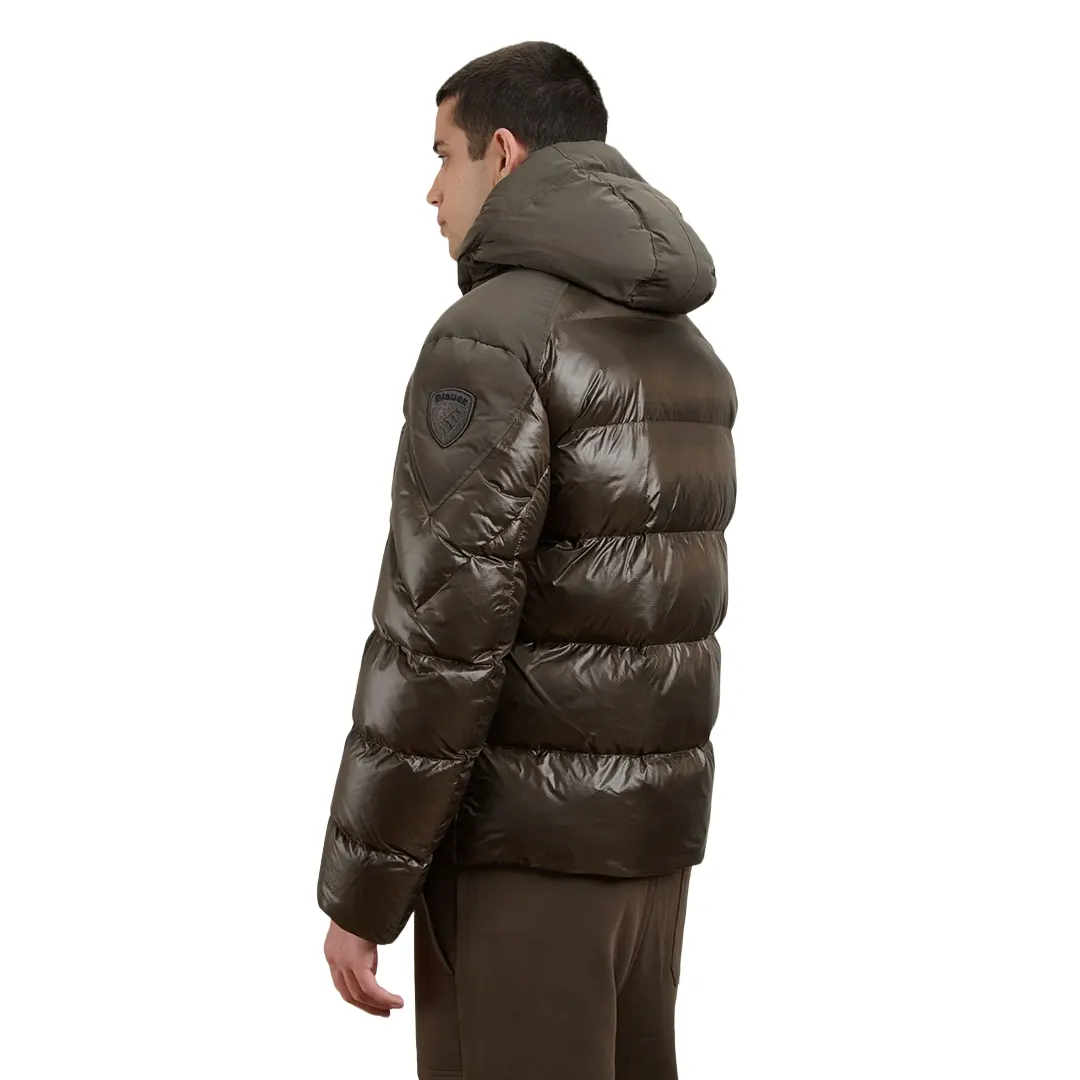 Piumino Cappuccio Kiernan - Marrone Scuro - S