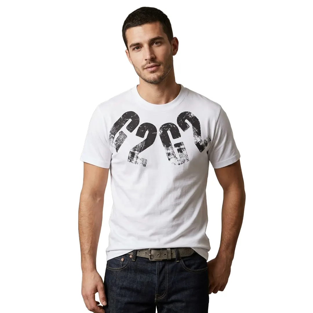 T-Shirt - Bianco Nero - M