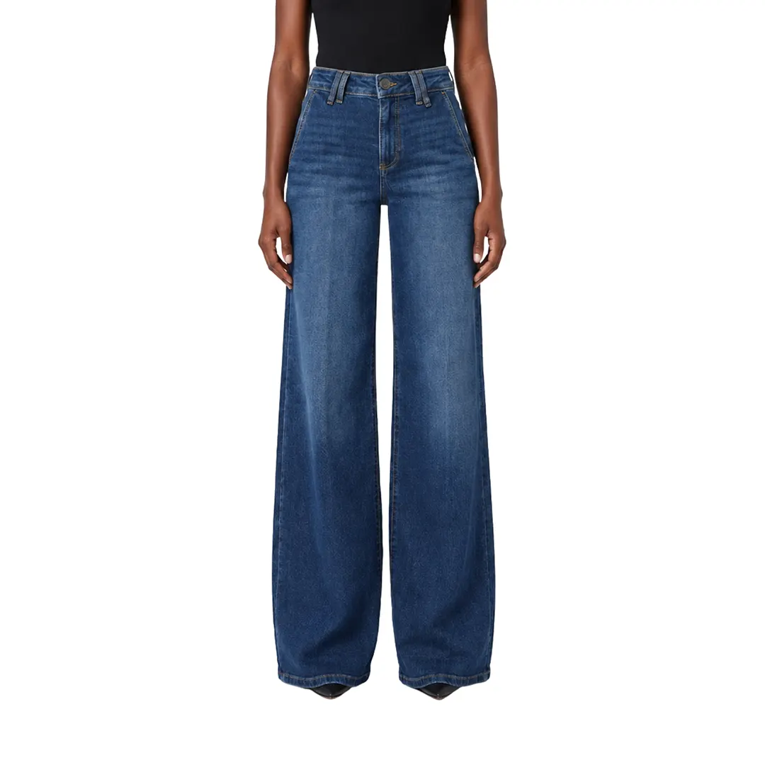 Jeans Palazzo Donna - Denim - 24/38