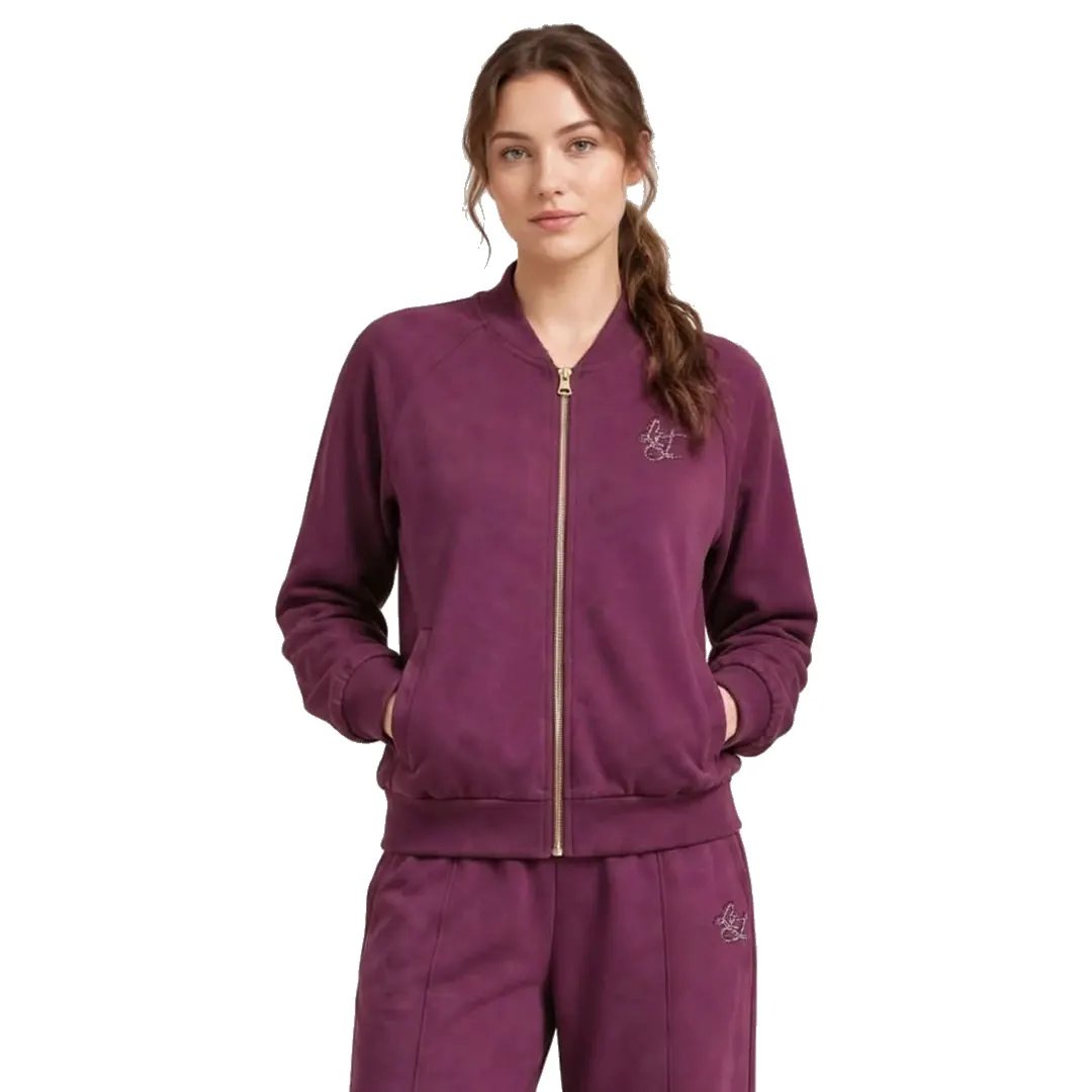 Felpa Zip Donna