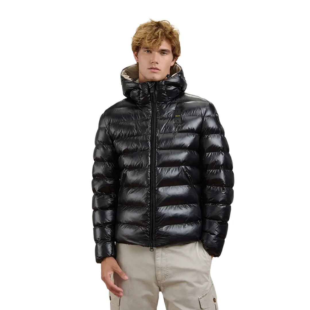 Piumino Cappuccio Adams - Nero 999EI - S
