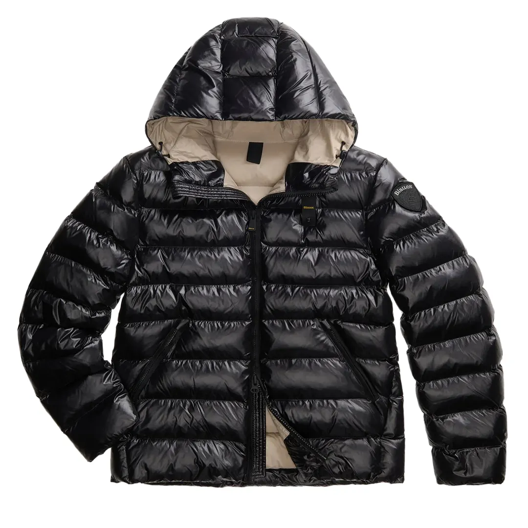 Piumino Cappuccio Adams - Nero 999EI - XL