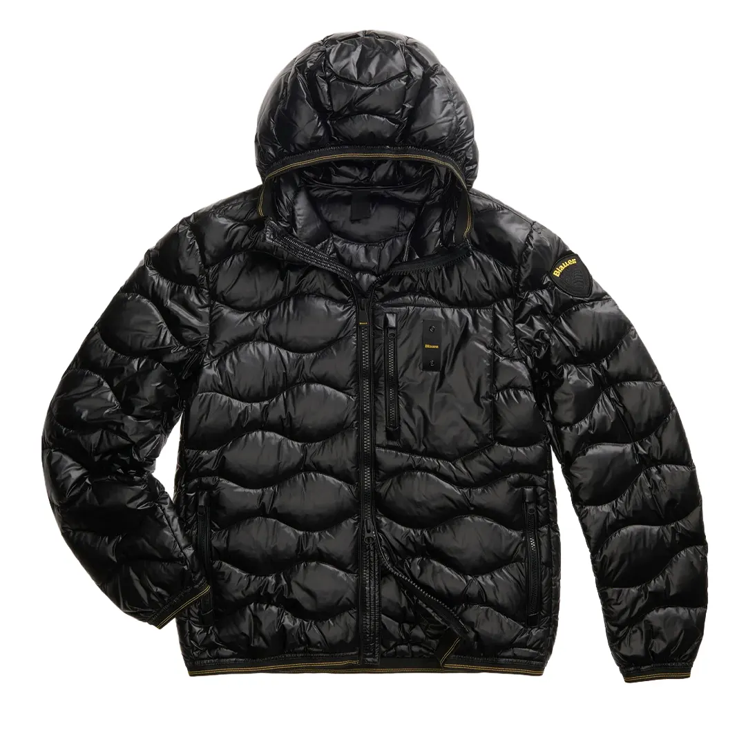 Piumino Onde Wave - Nero - S