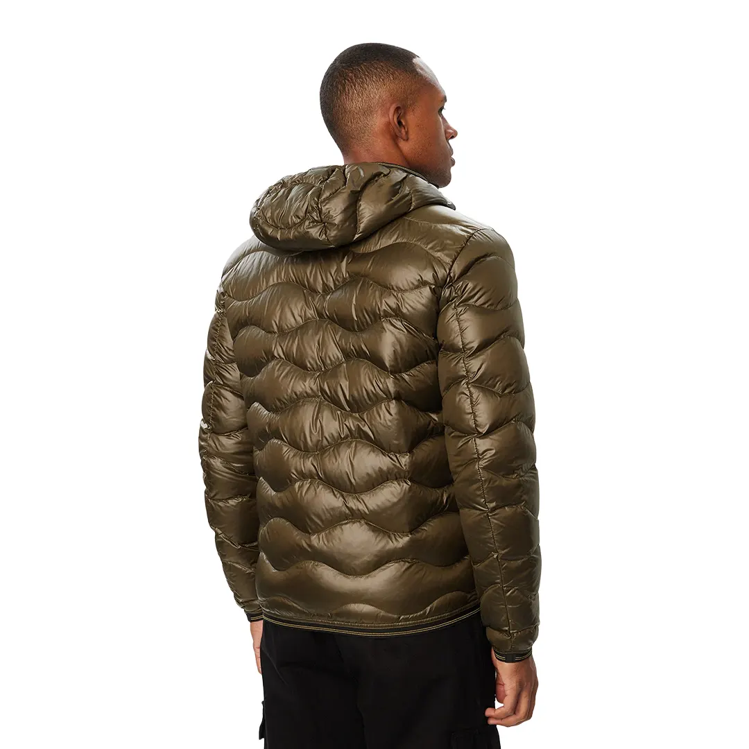 Piumino Onde Wave - Verde Oliva - S