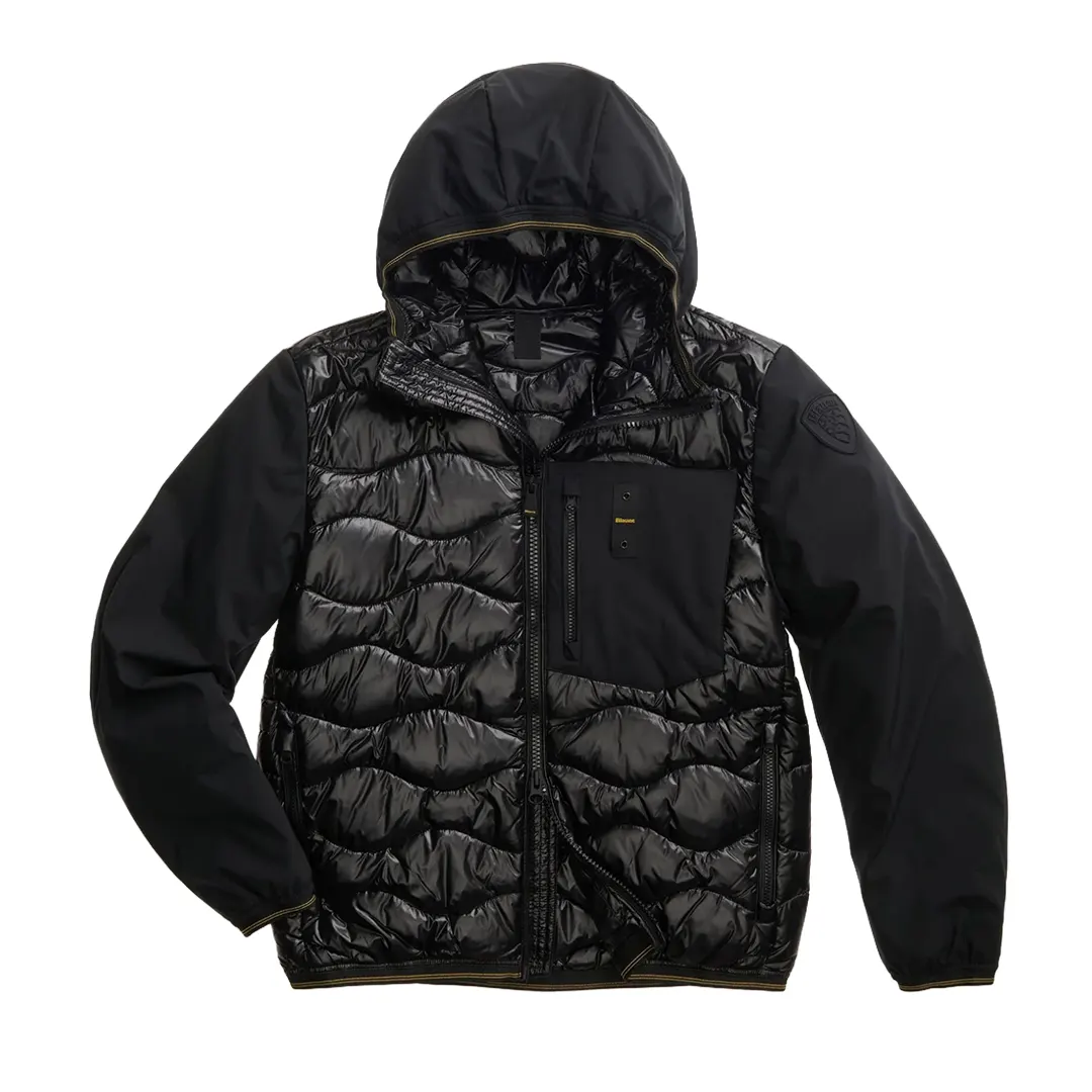 Piumino Maniche Neoprene Albert - Nero - S