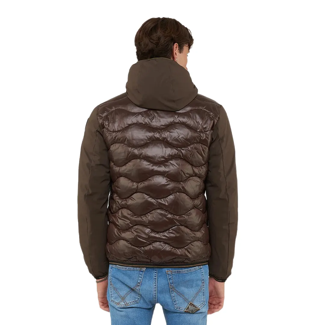 Piumino Maniche Neoprene Albert - Marrone - M