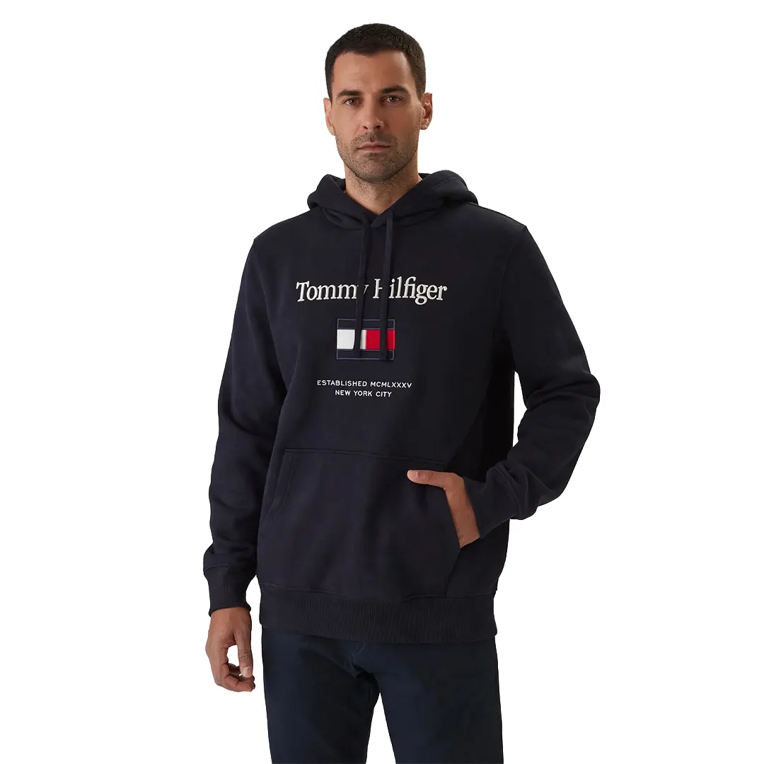 Felpa Cappuccio - Navy Scuro - S