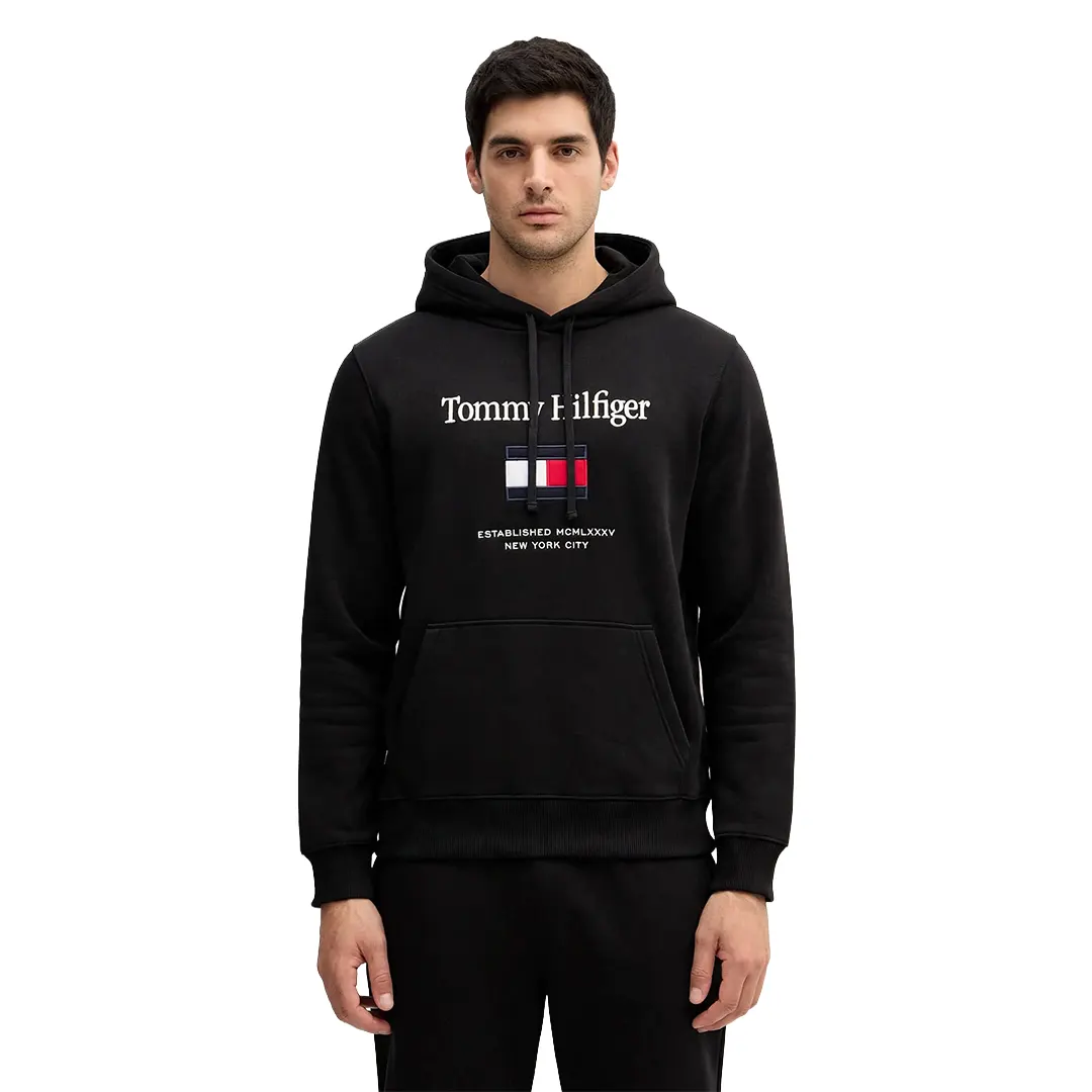 Felpa Cappuccio - Nero - S
