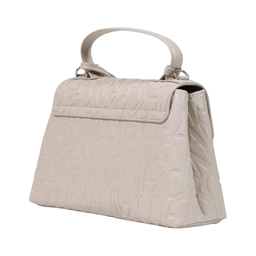 Borsa A Mano - Beige Script