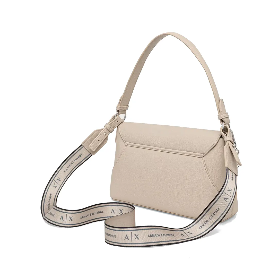 Borsa A Spalla - Beige Script