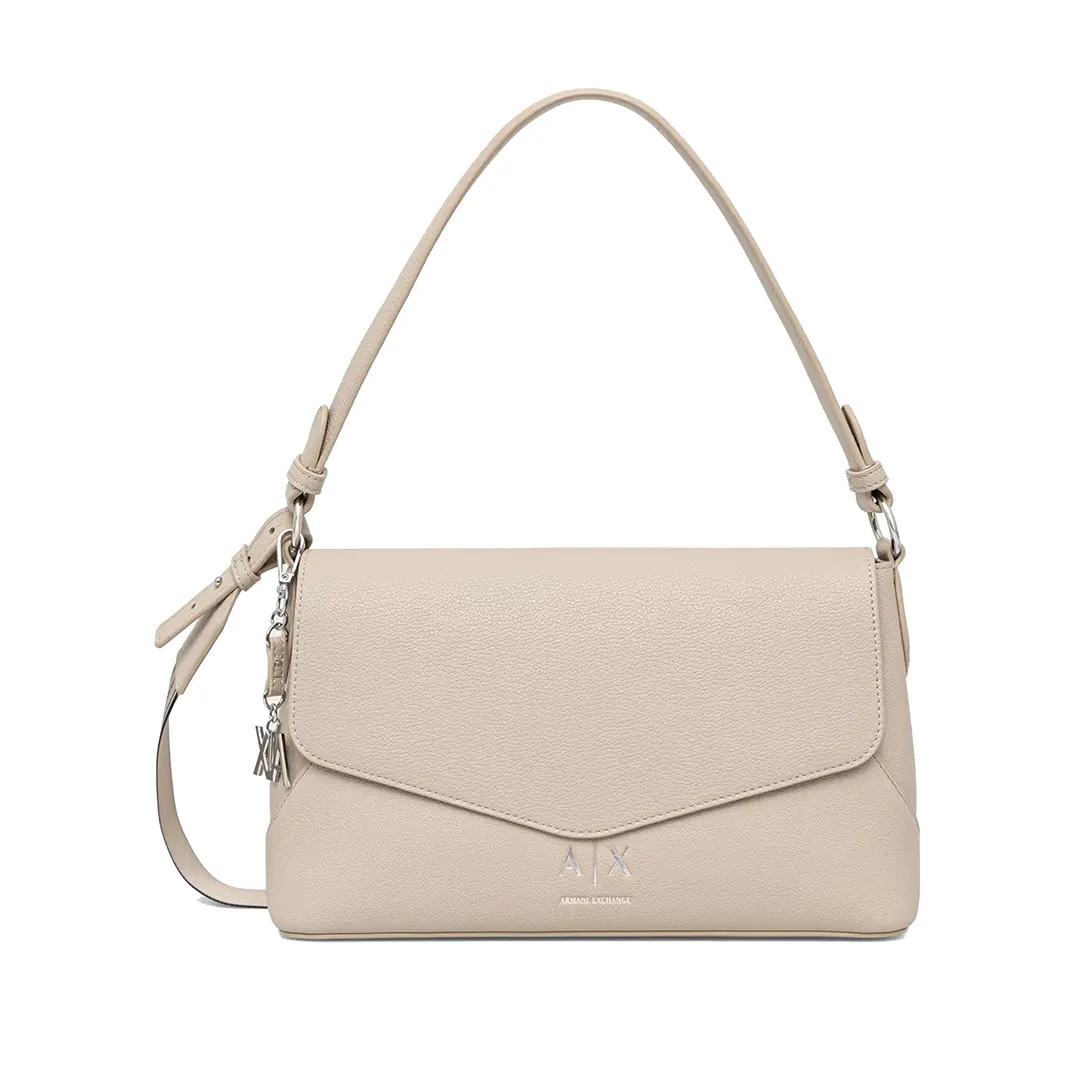 Borsa A Spalla - Beige Script