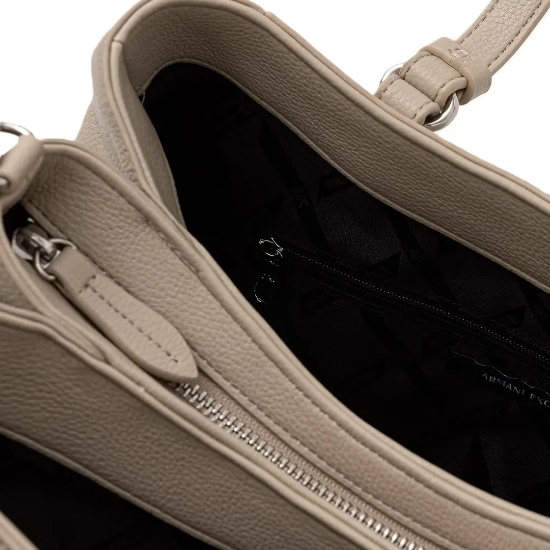 Borsa Shopper - Beige Script